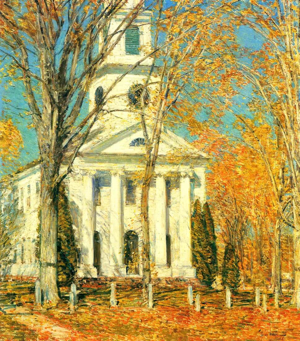 The Church of Old Lyme, Connecticut [2] - Hassam